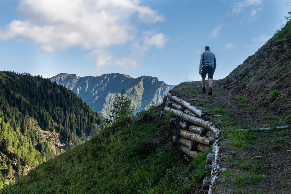 Neuer Verbindungsweg zwischen Joggelealm und Valtiglalm